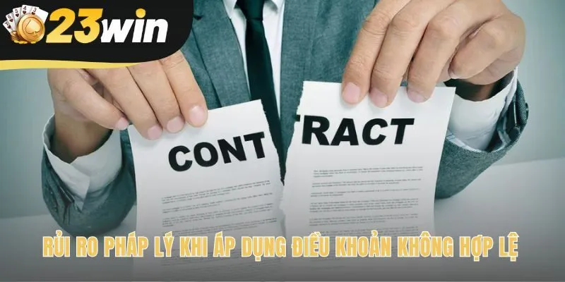 Miễn trừ trách nhiệm không hợp lệ gây rủi ro pháp lý cho nhà cái